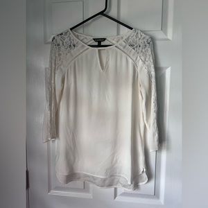 Express blouse size S Ivory